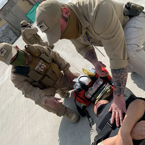 Bleed out medical training fss group